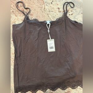NWT Lace Jersey Camisole